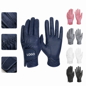 Premium Nappa Leather Perforated Golf Glove with Adjustable Closure