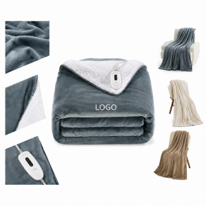 Dual-Layer Flannel Warming Wrap with Integrated Thermal Controller