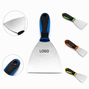 Professional Stainless Steel Scraper with Dual-Tone Comfort Grip