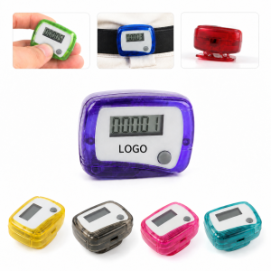 Compact Clip-On Digital Step Counter with Large LCD Display