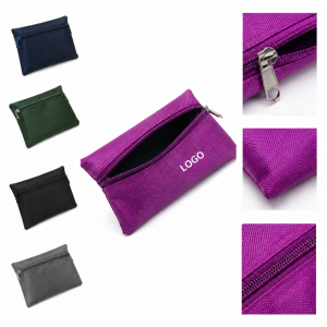 Portable Multi-Purpose Zippered Utility Pouch with Moisture-Resistant Coating